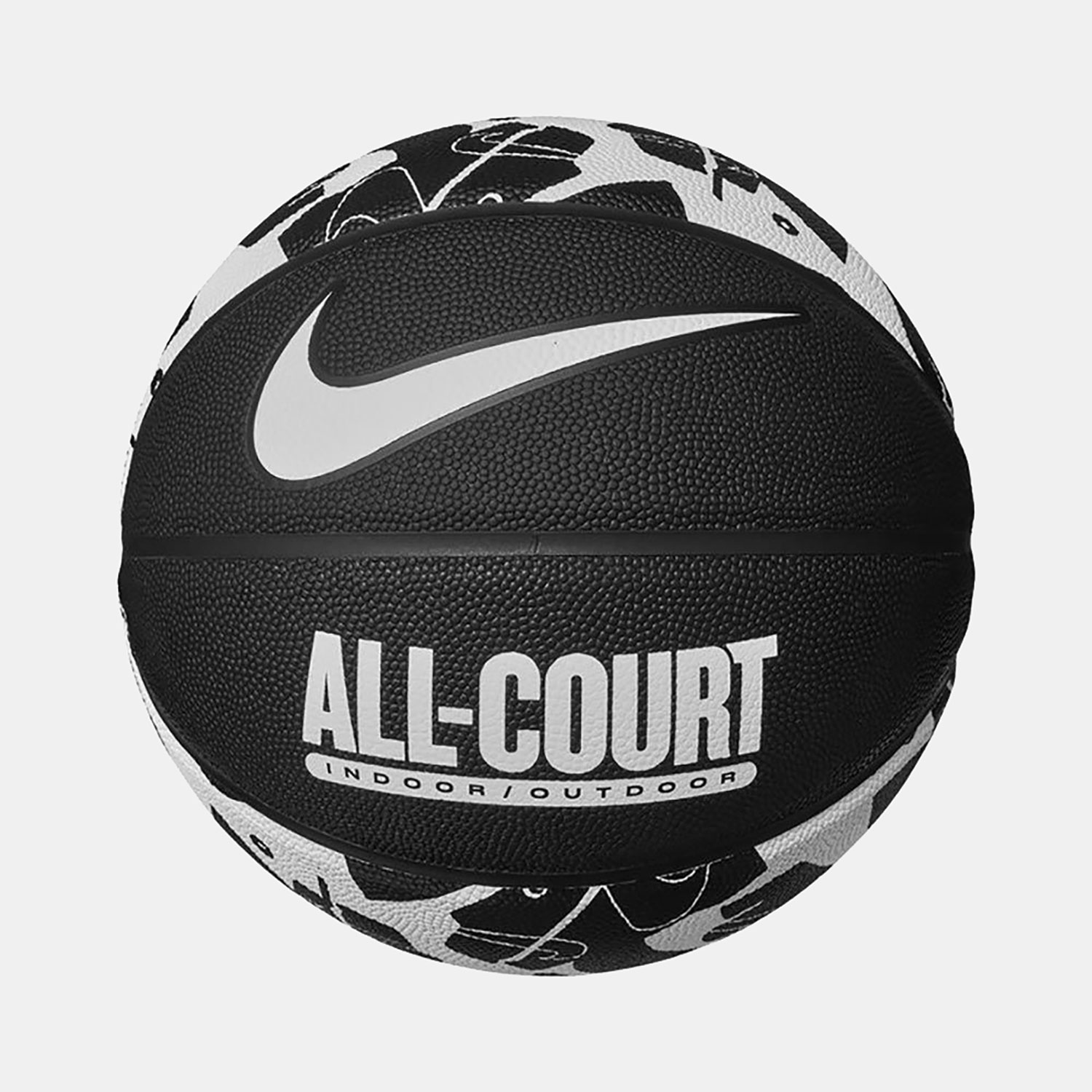 NIKE EVERYDAY ALL COURT 8P GRAPHIC BASKET BALL ΜΑΥΡΟ