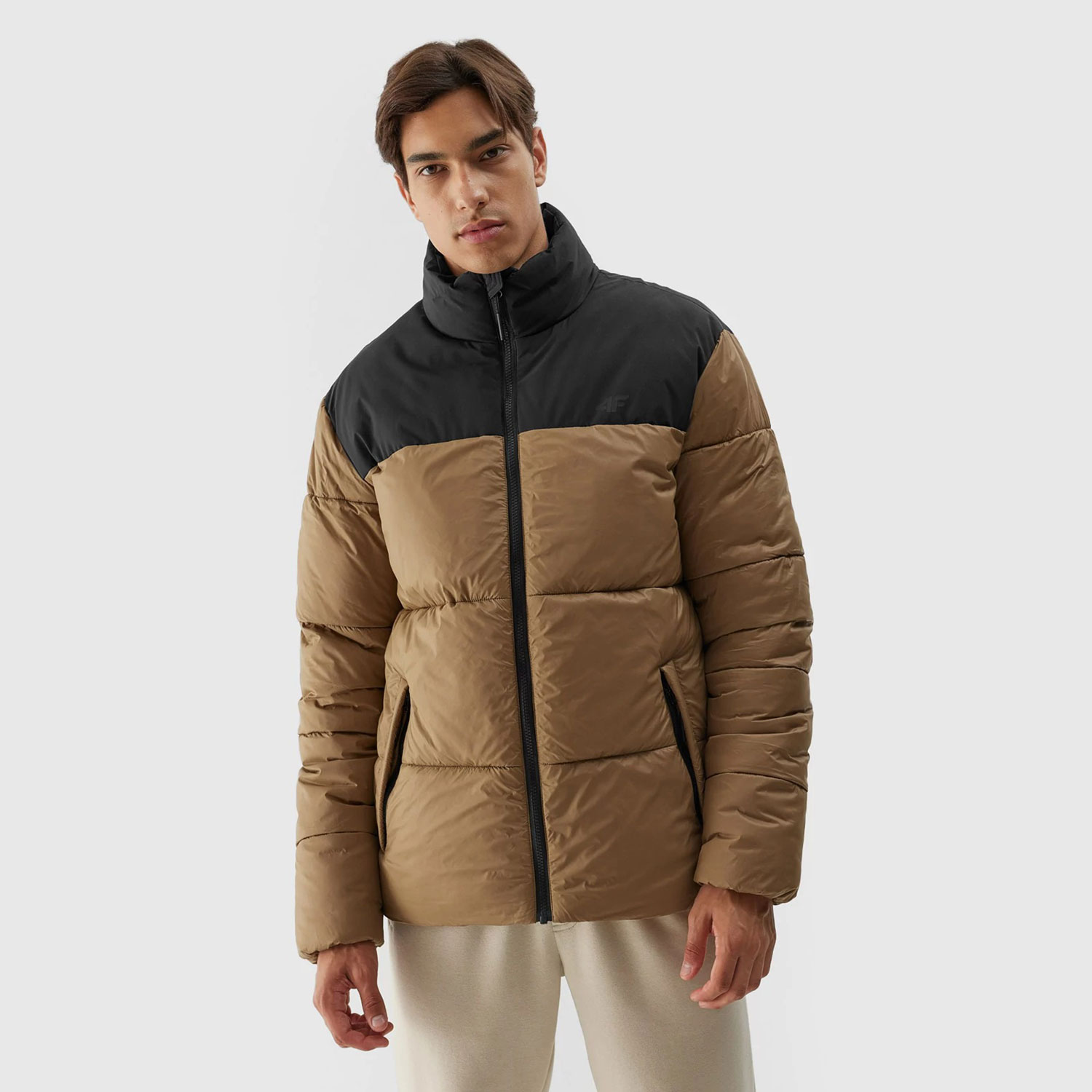 4F MEN'S SYNTHETIC-FILL DOWN JACKET ΚΑΦΕ